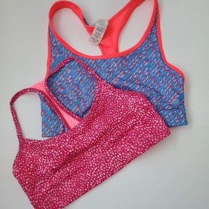 Set of 2 C9 by Champion Reversible Sports Bras, size medium